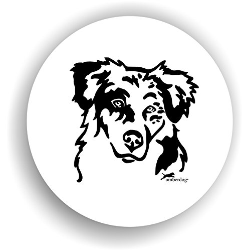 amberdog Hunde Australian Shepherd Sticker Auto Aufkleber Art.STK0146 Autoaufkleber Aufkleber Wohnmobil Wohnwagen von amberdog