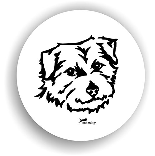 amberdog Hunde Norfolk Terrier Sticker Auto Aufkleber Art.STK0235 Autoaufkleber Aufkleber Wohnmobil Wohnwagen von amberdog