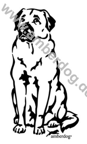 amberdog Kangal Wandtattoo Art.Nr.T0236 Größe 60x40cm von amberdog