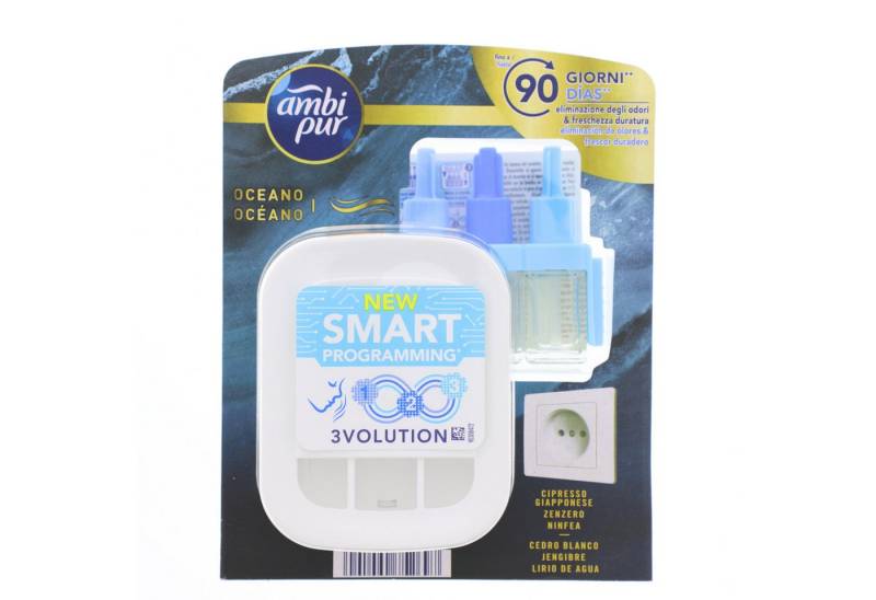 ambi pur Raumduft-Nachfüllflasche Ambi Pur 3Volution Starterset Ocean Raumduft elektrischer Diffuser und ambi pur Raumduft-Nachfüllflasche Ambi Pur 3Volution Starterset Ocean Raumduft elektrischer Diffuser und von ambi pur