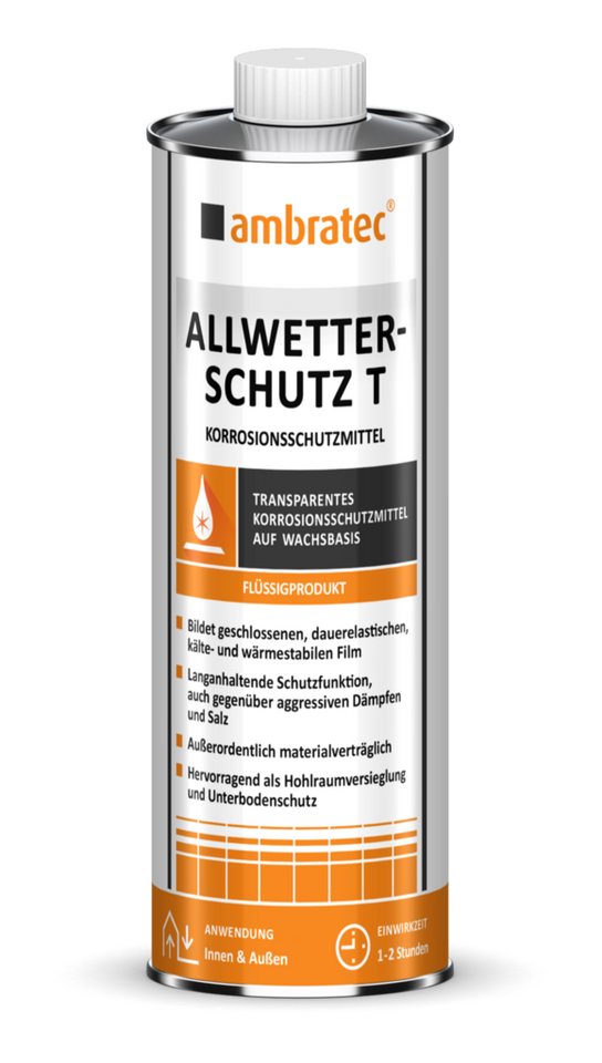 ambratec Metallschutzlack ALLWETTERSCHUTZ T KORROSIONSSCHUTZMITTEL - portofrei - ambratec Metallschutzlack ALLWETTERSCHUTZ T KORROSIONSSCHUTZMITTEL - portofrei - von ambratec