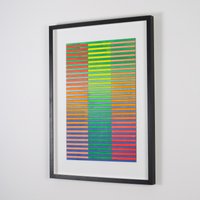 Abstraktes Bild, Smaragdgrüne Kunst von ameliacoward