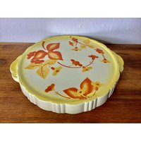 Tortenplatte Art Deco Porzellan Vintage von amoeBe65