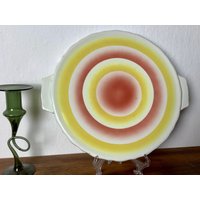Art Deco Tortenplatte Kuchenteller Spritzdekor Vintage von amoeBe65