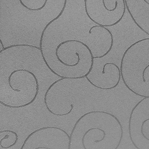 amp-artshop Tafeldecke Paulina Eckig 110x160 cm Hellgrau Grau - Farbe, Form & Größe wählbar · Fleckabweisend Tischdecke von amp-artshop