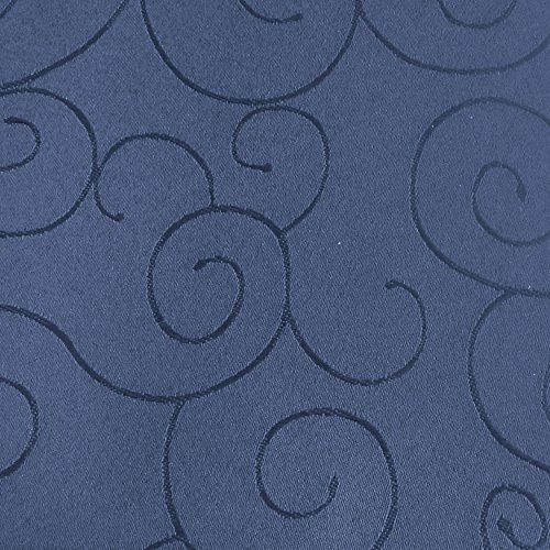 amp-artshop Tafeldecke Paulina Eckig 110x180 cm Dunkelblau Blau - Farbe, Form & Größe wählbar · Fleckabweisend Tischdecke von amp-artshop
