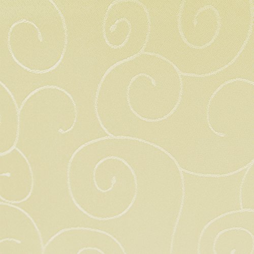 amp-artshop Tafeldecke Paulina Eckig 130x360 cm Creme Champagner - Farbe, Form & Größe wählbar · Fleckabweisend Tischdecke von amp-artshop