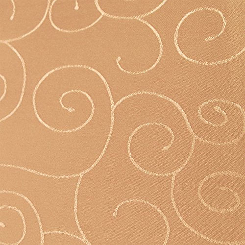 amp-artshop Tafeldecke Paulina Eckig 135x180 cm Terra Apricot - Farbe, Form & Größe wählbar · Fleckabweisend Tischdecke von amp-artshop