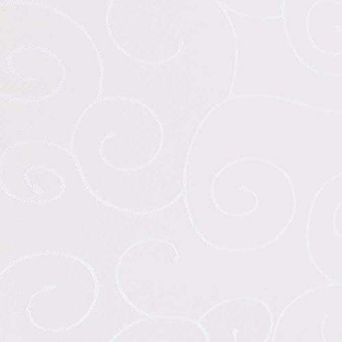 amp-artshop Tafeldecke Paulina Oval 160x220 cm Weiss - Farbe, Form & Größe wählbar · Fleckabweisend Tischdecke von amp-artshop