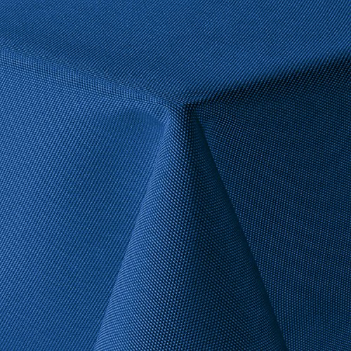 amp-artshop Tischdecke Leinen Optik Eckig 110x180 cm Blau - Farbe, Form & Größe wählbar mit Lotus Effekt - (E110x180Blau) von amp-artshop
