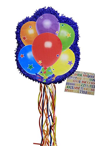 (BOX20) Pull Pinata - Balloons Personalise It! von amscan