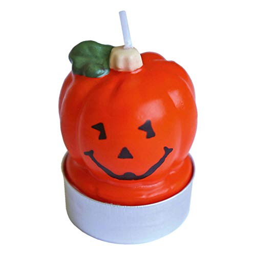 3pc Tea light Pumpkin Candle von amscan
