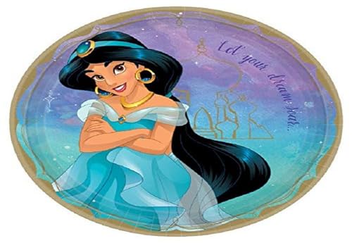 Aladdin Disney Princess Jasmin Große Lunch-Teller Once Upon A Time (8) von amscan