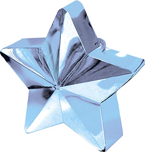 BALLOON WEIGHT star:pale blue von amscan