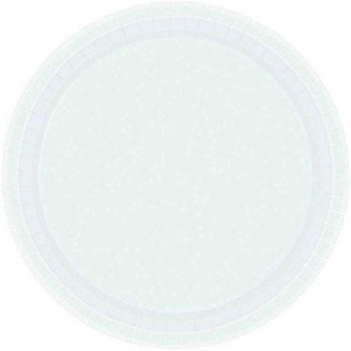 Frosty White Paper Plates 22.8cm /8 von amscan