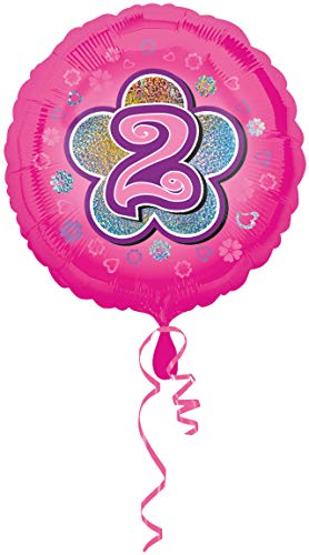 Amscan Folienballon Rosa Blumen 2, Pink, 5 Amscan Folienballon Rosa Blumen 2, Pink, 5 von amscan