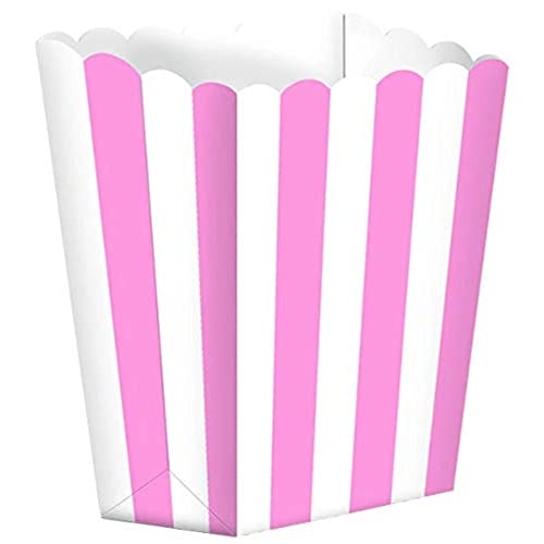5 Pack Candy Buffet Pink Popcorn Treat Boxes 6.3cm x 3.8m x 13cm von amscan