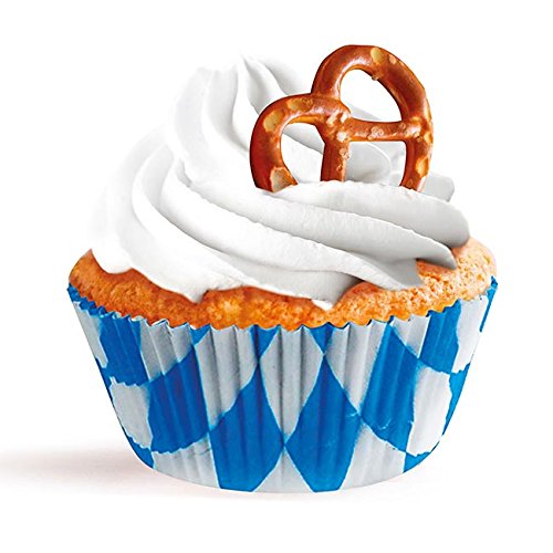 Amscan Muffin- und Cupcake-Förmchen Oktoberfest Gaudi 48er Pack von amscan