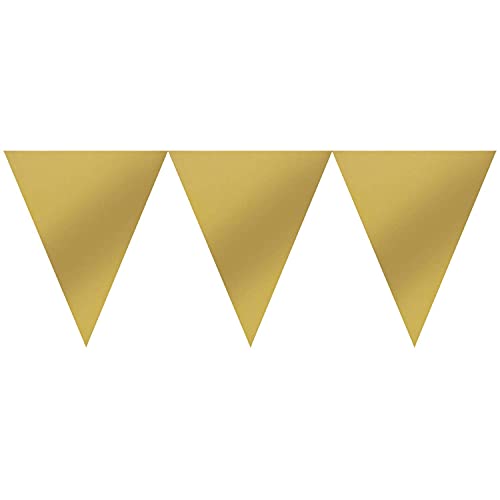 BNR PPR PENNANT GOLD BNR PPR PENNANT GOLD von amscan