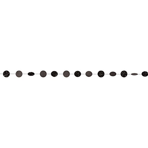 DECO RND GLITTER STRING-BLACK DECO RND GLITTER STRING-BLACK von amscan