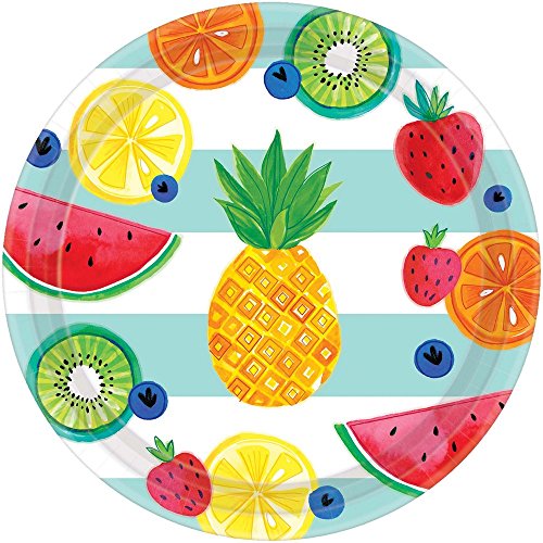 Fruit Salad Paper Plates 27cm /8 von amscan