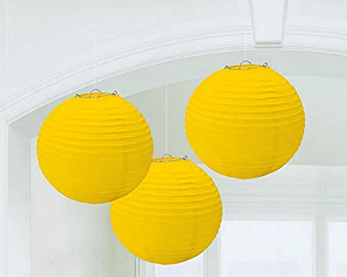 LANTERNS ROUND YELLOW SNSHN von amscan