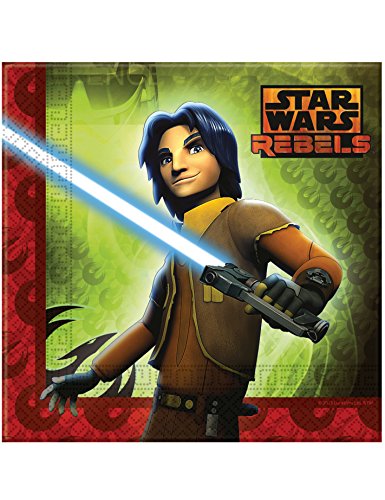 Generique - 20 Papierservietten Star Wars Rebels von amscan