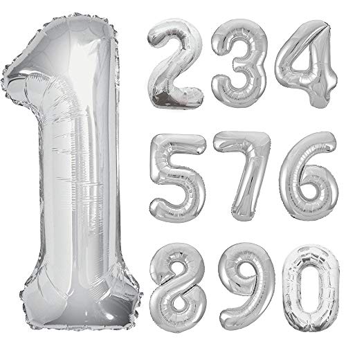 S/SHAPE:9 Silver von amscan