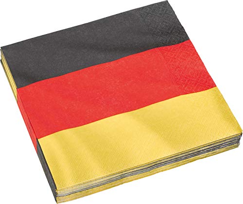 Servietten "Deutsche Flagge" 20er Pack von amscan