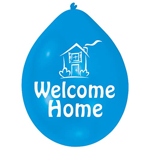 Balloon pk10 22cm Welcome Home von amscan