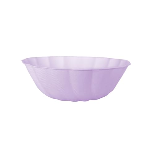 amscan - 6 Bio-Schalen FESTON rund 14,8 cm lila pastell von amscan