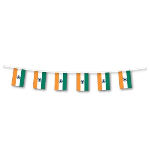 amscan Indian Bollywood Small Flag Bunting 3m Long amscan Indian Bollywood Small Flag Bunting 3m Long von amscan