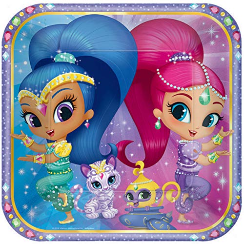 Shimmer & Shine Paper Plates 23cm /8 von amscan