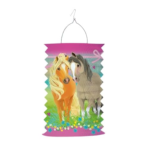 amscan lampion Pretty Pony junior 28 cm Papier rosa von amscan