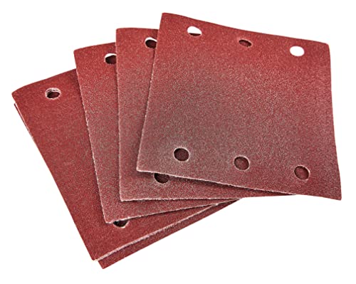 10-tlg. SATZ QUADRATISCHES SCHLEIFBLATT (KORN P120) (110 X von Am-Tech