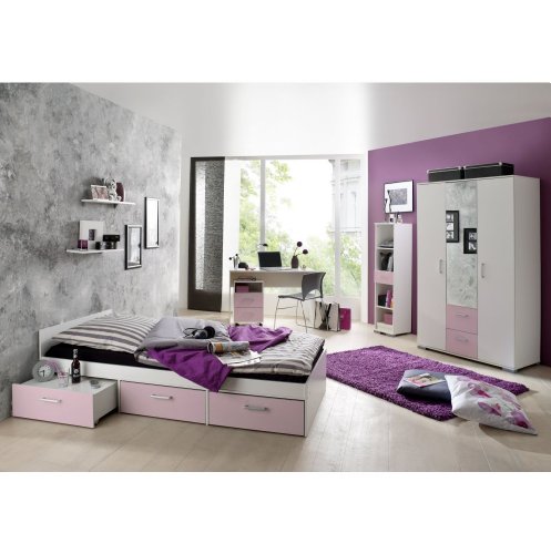 storado.de Jugendzimmer Steffi Weiss Flieder 5 TLG. EAN 4260498522767 von storado.de