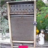 Sale Waschbrett-Schrank-Recycled Antique "Unserem Eigenen" Waschbrett - Zu Xtra Tiefem Wand-Schrank-Tolle 4 Gewürze Oder Einem Medizinschrank"Meine von anTiQues2uniQues