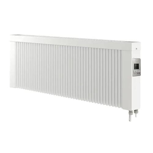 anapont Premium Elektroheizung mit Schamottekern - Elektroheizkörper mit Speicherstein Schamotte - mit Thermostat - energiesparend - Made in Germany (340mm hoch 1200 Watt) von anapont