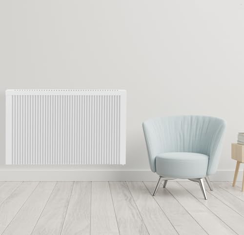 anapont Premium Elektroheizung mit Schamottekern - Elektroheizkörper mit Speicherstein Schamotte - mit Thermostat - energiesparend - Made in Germany (Ana-el, 2400 Watt 630h x 1280b) von anapont