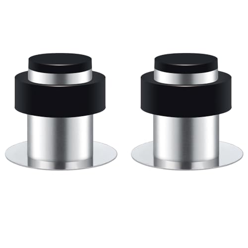 2 er Set Türstopper Boden, Türstopper Wandmontage aus Edelstahl mit 3M Aufkleber Selbstklebend und Schrauben zum Schutz von Wänden und Möbeln ø 32mm, Höhe 45mm 2 er Set Türstopper Boden, Türstopper Wandmontage aus Edelstahl mit 3M Aufkleber Selbstklebend und Schrauben zum Schutz von Wänden und Möbeln ø 32mm, Höhe 45mm von anchak