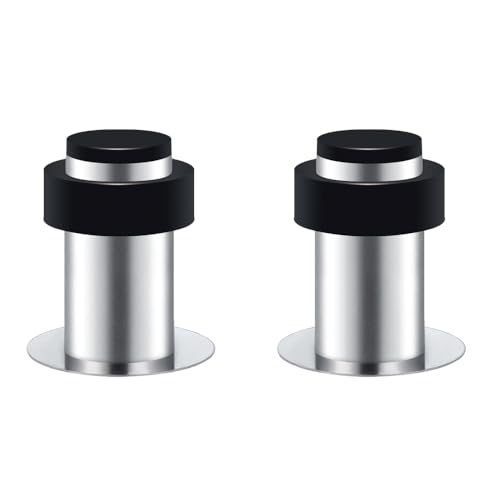 2 er Set Türstopper Boden, Türstopper Wandmontage aus Edelstahl mit 3M Aufkleber Selbstklebend und Schrauben zum Schutz von Wänden und Möbeln ø 32mm, Höhe 60mm 2 er Set Türstopper Boden, Türstopper Wandmontage aus Edelstahl mit 3M Aufkleber Selbstklebend und Schrauben zum Schutz von Wänden und Möbeln ø 32mm, Höhe 60mm von anchak