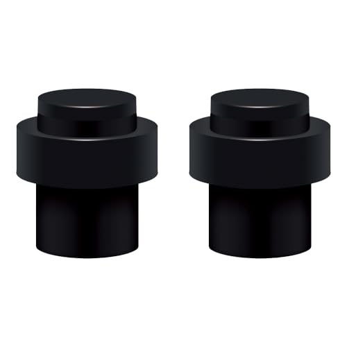 2 er Set Türstopper aus Edelstahl für Boden oder Wand - Stabiler Bodentürstopper mit Gummi Türpuffer ø32mm, Höhe 45mm 2 er Set Türstopper aus Edelstahl für Boden oder Wand - Stabiler Bodentürstopper mit Gummi Türpuffer ø32mm, Höhe 45mm von anchak