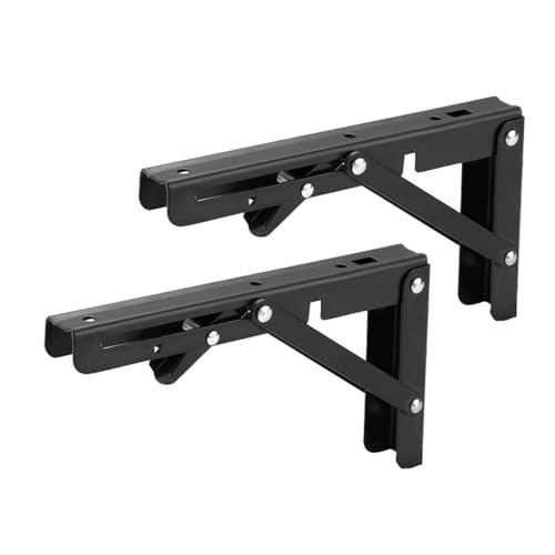 2PCS Klappkonsole 250mm Tisch Klappschanier, Klapptisch Wand, Klappregalhalterungen, Regalhalterungen, 90 Grad Regalträger für Klapptisch Wandmontage, Regalhalterung, Belastbarkeit 60 kg 2PCS Klappkonsole 250mm Tisch Klappschanier, Klapptisch Wand, Klappregalhalterungen, Regalhalterungen, 90 Grad Regalträger für Klapptisch Wandmontage, Regalhalterung, Belastbarkeit 60 kg von anchak