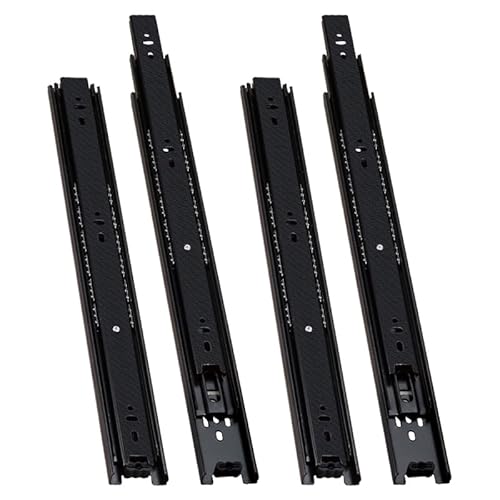 anchak Schwerlast Schubladenschienen vollauszug 300 mm Schwerlastauszüge mit einer Tragfähigkeit, 2 Paar (4 Stück) von anchak