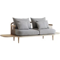 &Tradition - Fly Sc3 Sofa Zweisitzer mit Ablagefläche von &Tradition