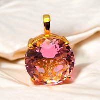 Andara Kristall Venusrosa Medaillon "Metatron" - Lichtcode Der Göttlichen Weiblichkeit - Sonderanfertigung-Einzelstück-Seltenheit von andarakristallshop