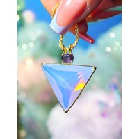 Angel Star - Andara-Kristallanhänger in Aura Lila Transformationscode U. Schutzcodierung Einzelstück-Seltenheit von andarakristallshop