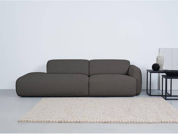 2-Sitzer ANDAS Myrland , grau (gray), B:220cm H:72cm T:99cm, 100% PES, Sofas, Breite 220 cm, Chenille, Easy Clean Stoff, mit Kaltschaum von andas