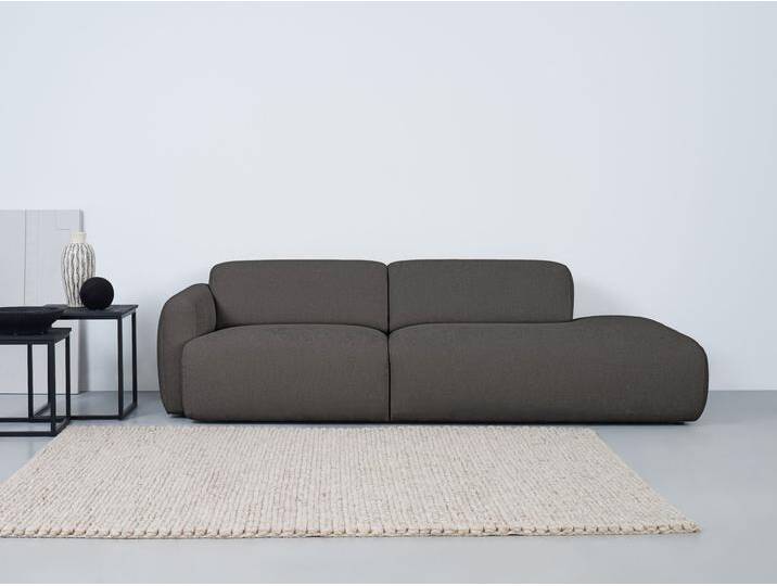 2-Sitzer ANDAS Myrland , grau (gray), B:220cm H:72cm T:99cm, 100% PES, Sofas, Breite 220 cm, Chenille, Easy Clean Stoff, mit Kaltschaum von andas