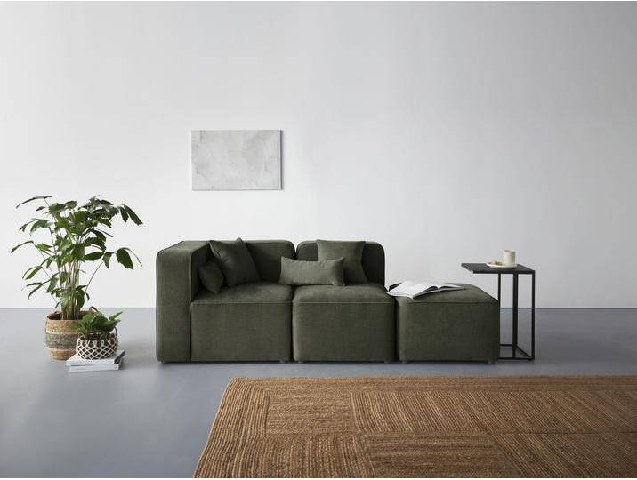 3-Sitzer ANDAS Sundstrup , grün, B:233cm H:76,5cm T:93cm, 100% Polyester, Sofas, Modulserie, individuelle Zusammenstellung 3-Sitzer ANDAS Sundstrup , grün, B:233cm H:76,5cm T:93cm, 100% Polyester, Sofas, Modulserie, individuelle Zusammenstellung von andas